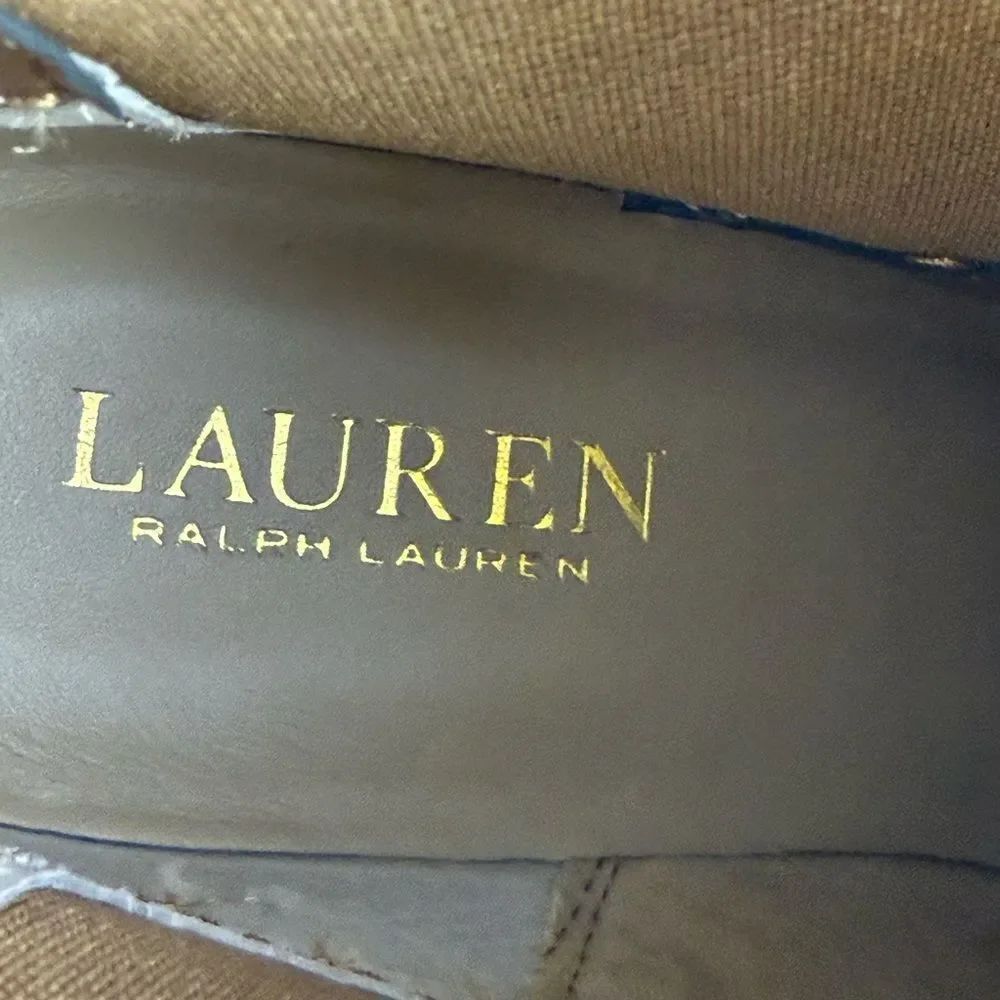 LAUREN Ralph Lauren Marianna suede leather ankle boot women’s size 8.5 - Picture 7 of 10